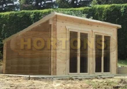 Log Cabin Kensington 5m x 4m Pent Roof Cabin